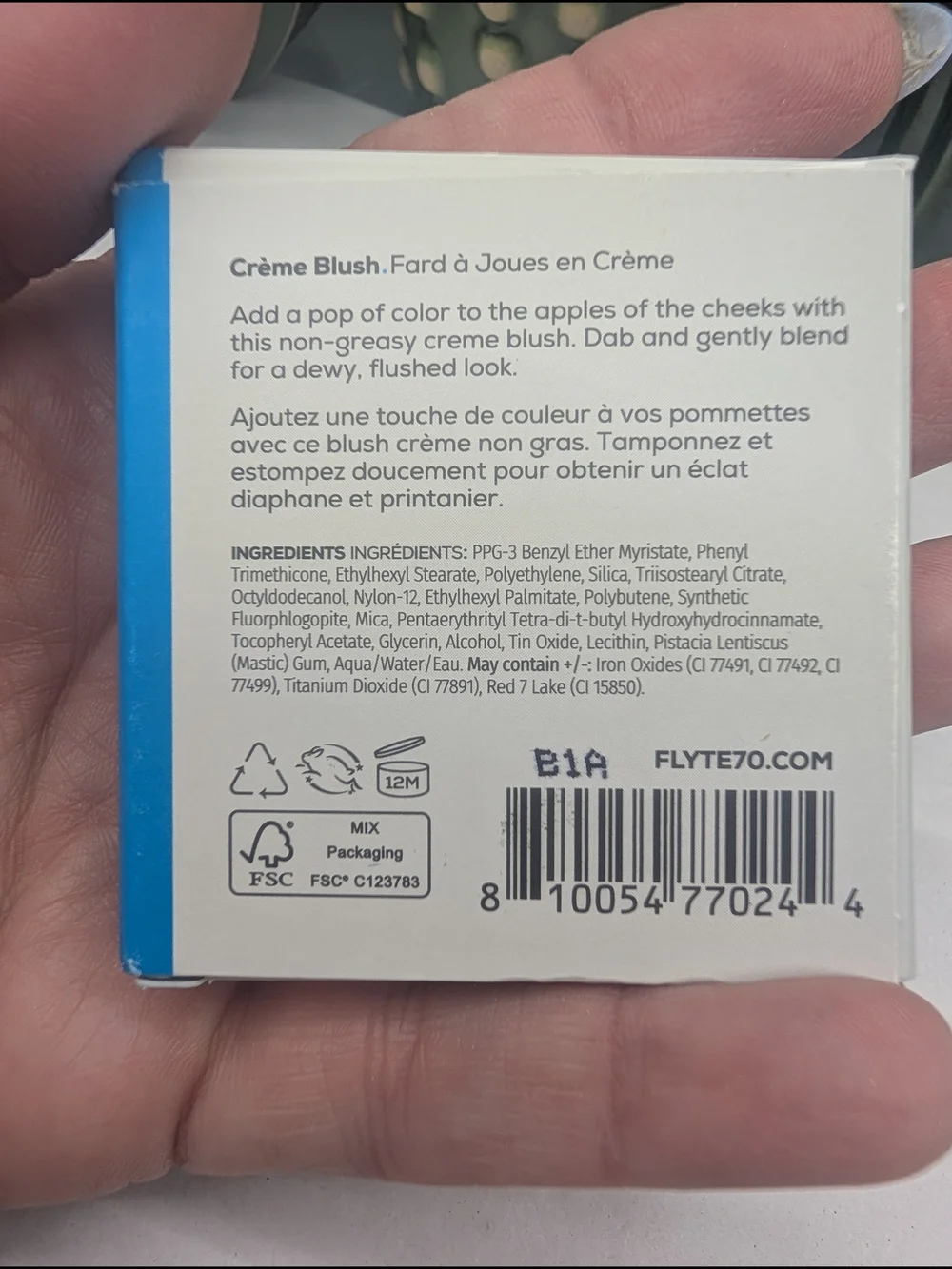 FLYTE.70 HazyCheek Crème Cream Blush - Color Is Tenderness